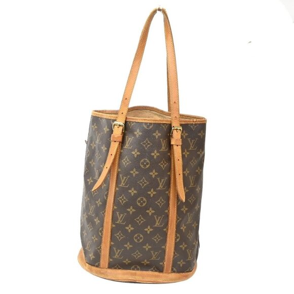 LOUIS VUITTON Monogram Bucket GM Tote Bag Shoulder Bag  LOUIS VUITTON BUCKET GM Shoulder Tote Bag Monogram Leather Brown M42236 69CA626 main image 1
